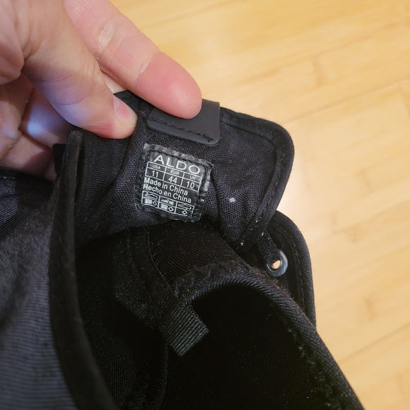 Aldo men's smart casual sneakers US11 gray-black-white - Picture 8 of 8